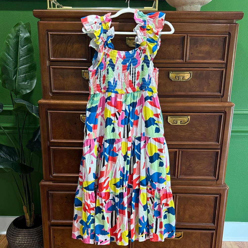 CROSBY by Mollie Burch Multicolor Abstract Dress